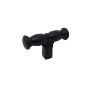 Accademia N2- Möbelknauf schwarz matt 55mm