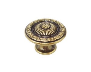 Laurus 07- Möbelgriff Altes Gold 30mm