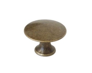 Fabio 09- Möbelknopf Altmessing 30mm