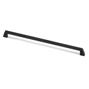 SGROOVE- Gerillter Möbelgriff Schwarz matt 320mm