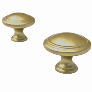 GINO F3 - Möbelknopf Gold matt 35mm