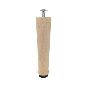 Holzbein für Möbel, mit Verstellung - WY01015
