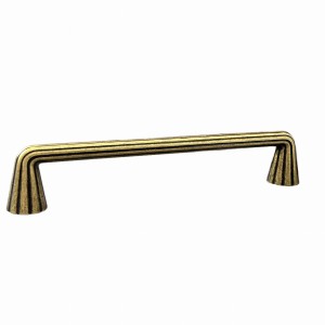 FONTANI D1- Gerillter Möbelgriff Altgold 160mm (1)