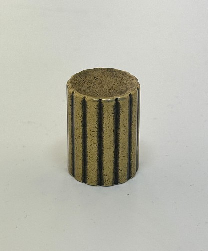 Fontani D1- ryflowana gałka meblowa stare złoto 20mm.jpg