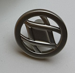 Fascino 1A - Möbelgriff silbern matt 36 mm