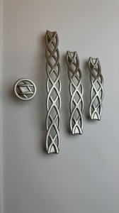 Fascino 1A - Möbelgriff silber matt 128 mm