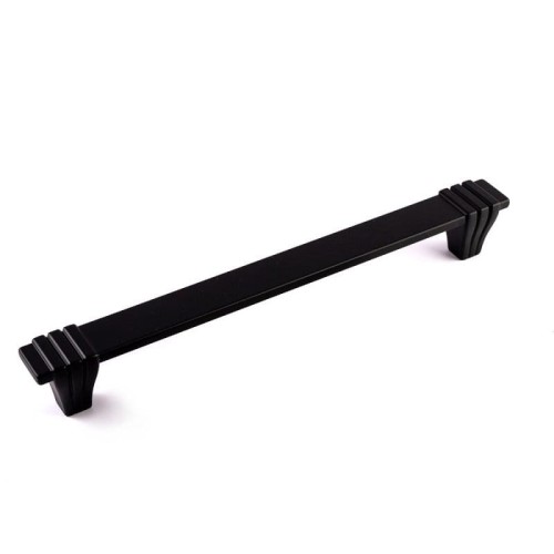 Długi uchwyt kuchenny czarny mat 160 mm włoski