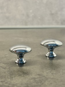 Amelia CL- Chromierter Möbelknopf 30 mm