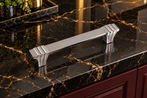 Lucido CL – Chromierter Möbelgriff 96 mm