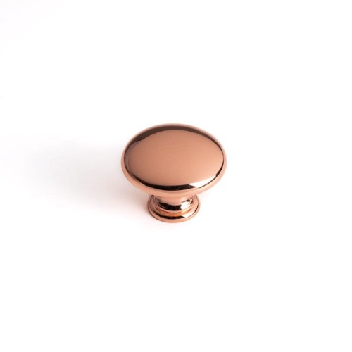 gałka meblowa 30 mm różowe złoto