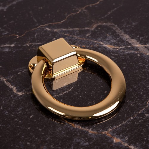 kołatka meblowa do krzesła hokera duża żłoty połysk błyszcząca duża (2)