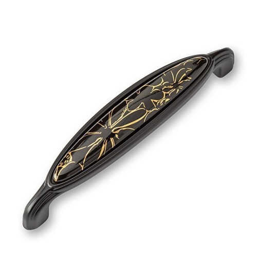 czarny uchwyt porcelanowy włoski giusti meblowy uchwyt