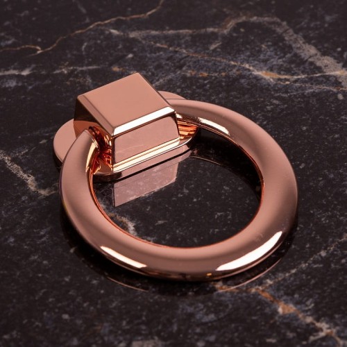 uchwyt kołatka do krzesła hokera różowe złoto miedź połysk.jpg