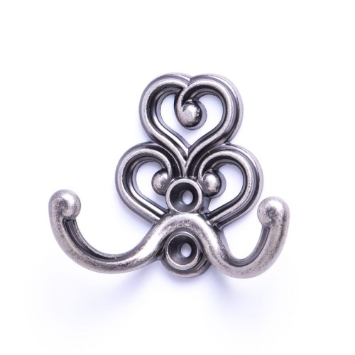 Wieszak ścienny haczyk STARE SREBRO styl retro.jpg