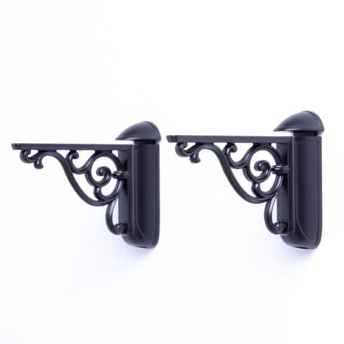 wspornik półki szklanej czarny matowy kątownik szklanej półki podpórka do półki ze szkła.jpg