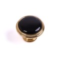 uchwyt meblowy porcelanowy gałka porcelanowa styl glamour złota czarna porcelanka połysk.jpg
