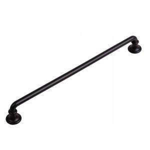 Oro Opaco N4 - schwarzer Möbelgriff Reling 256 mm