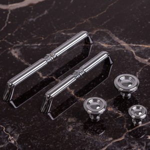 Squillare CL - Chromierter Reling-Möbelgriff 128 mm