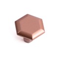 Gałka meblowa uchwyt miedź mat sześciokątna GIUSTI.jpg