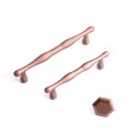 uchwyty do mebliu różowe złoto miedź matowa 128mm 96mm gałka.jpg