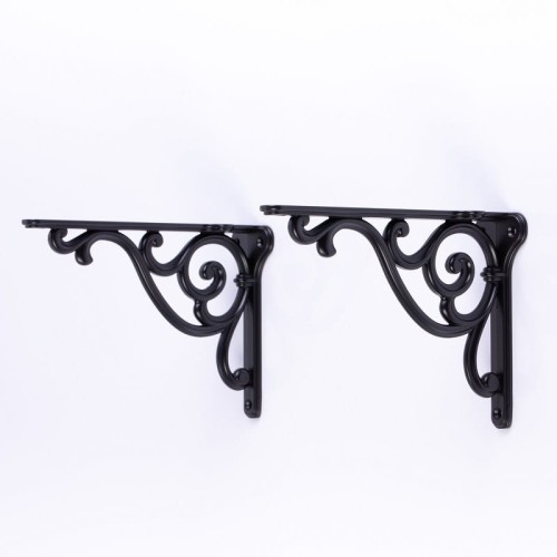 Wspornik półki drewnianej mdf kątownik pod półkę czarny mat.jpg