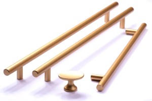 Ringhiera F3 - langer Möbelgriff gold matt 288 mm