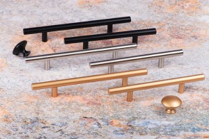 Ringhiera F3 - langer Möbelgriff gold matt 192 mm