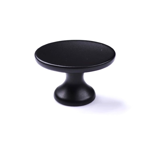 owalna gałka do mebli duża płaska góra czarna gałka meblowa włoska giusti orions.pl.jpg