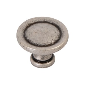 Imola E8 - Möbelknopf Alt-Silber 25 mm