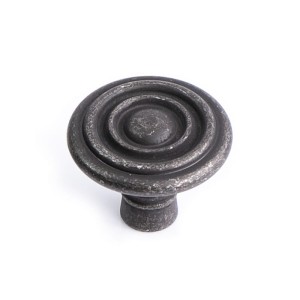 Rame T2 - Möbelknopf schwarzes Eisen 33 mm