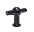 Gałka do mebli nowoczesna czarna uchwyt T-BAR.jpg