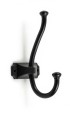 Wieszak łazienkowy podwójny haczyk czarny matowy.jpg