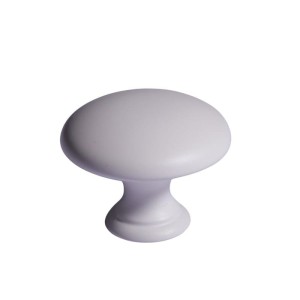 Amelia N3 – weiße Möbelknopf 30 mm