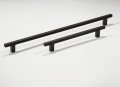 CZARNY UCHWYT MEBLOWY RELING RYFLOWANY 160mm MAT uchwyty do mebli białystok.jpg
