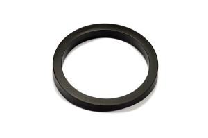 Ruta N4 - Möbelgriff rund schwarz 64 mm