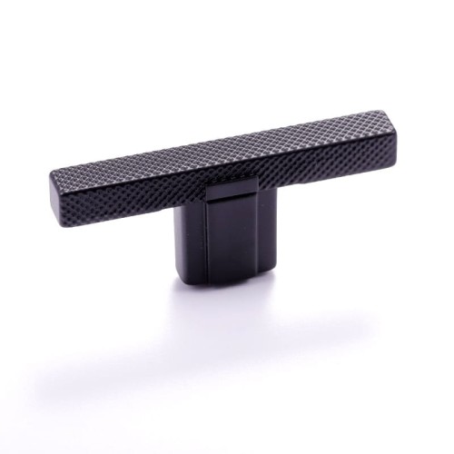 czarna galka do mebli ryflowana t-bar.jpg