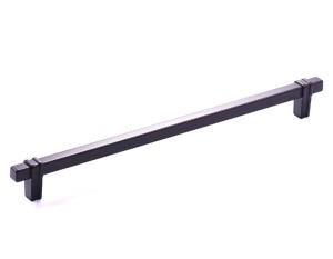Linee N4 - schwarzer Möbelgriff Reling 160 mm