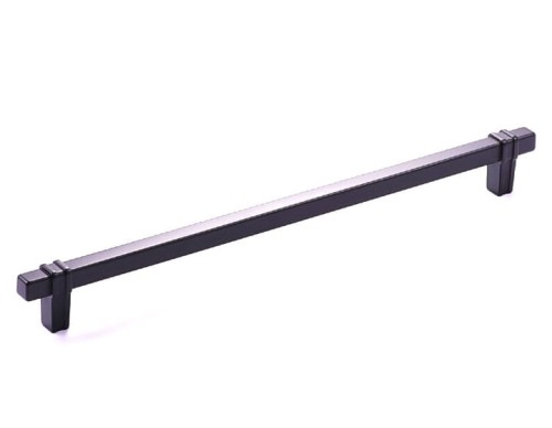 Czarny uchwyt do mebli Linee N4 - 160mm.