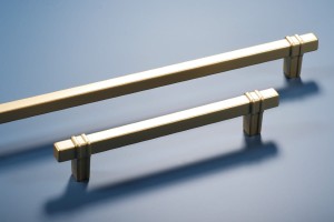 Linee F3 - Möbelgriff Reling gold matt 160 mm