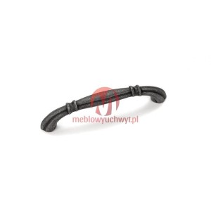 Avola T2 – Möbelgriff schwarzes Eisen 96 mm