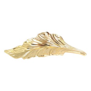 Daphne- goldener Möbelgriff Blatt links 149mm