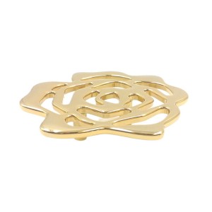 Floris- goldener Möbelgriff Blume 100mm