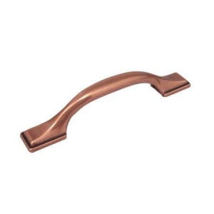 Fangio- eleganter Möbelgriff Antik-Kupfer 96mm