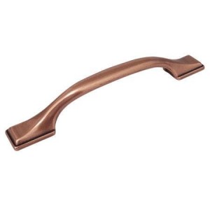 Fangio- eleganter Möbelgriff Antik-Kupfer 128mm