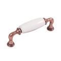 Decorani- miedź antyczna z białą porcelaną uchwyt meblowy 96mm.jpg