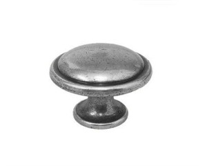 Gino- Möbelknopf Antikstahl 30mm
