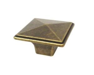 Ennio- Möbelknopf altmessing 35mm