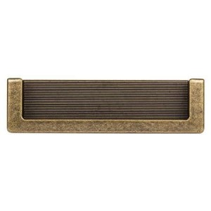 Irma Einbaumöbelgriff altmessing 128mm