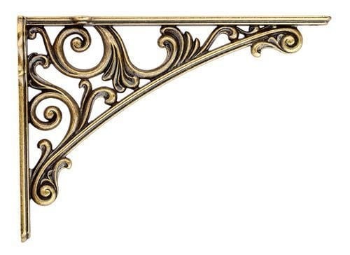 Barocco- wspornik do półek stare złoto 200x142mm.jpg