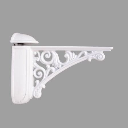 Barocco- biały wspornik do półek 125x77mm.jpg